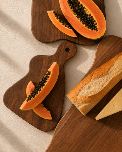 Teak Wavy Charcuterie Boards Village Thrive