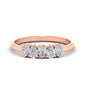 0.75 Carat 5 Stone Wedding Band Diamond Teardrop Fascinating Diamonds