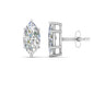 Marquise Diamond 6 Prong Stud Earrings Fascinating Diamonds