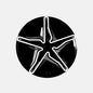 Starfish Style ABS Hubcaps for Model 3/Y | 18"/19" | 4-Piece Set | 2 Colors | Full Edge Coverage | Snap-On Install Tesery Official Store