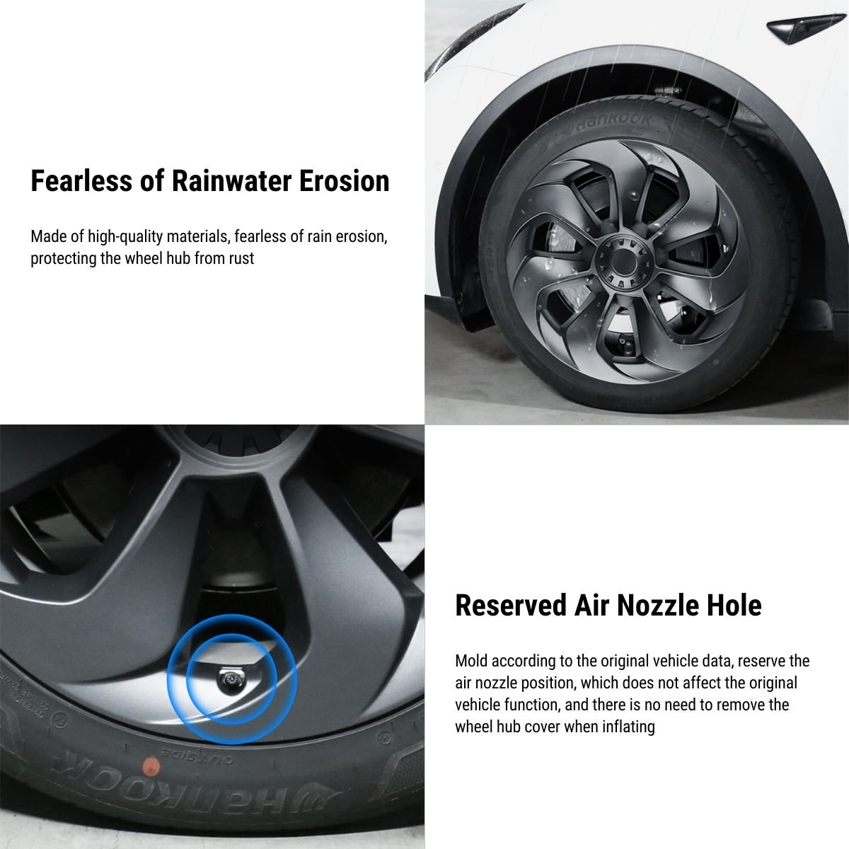 TESERY 19″ Big Blade Wheel Covers For Model Y (4PCS) Tesery Official Store