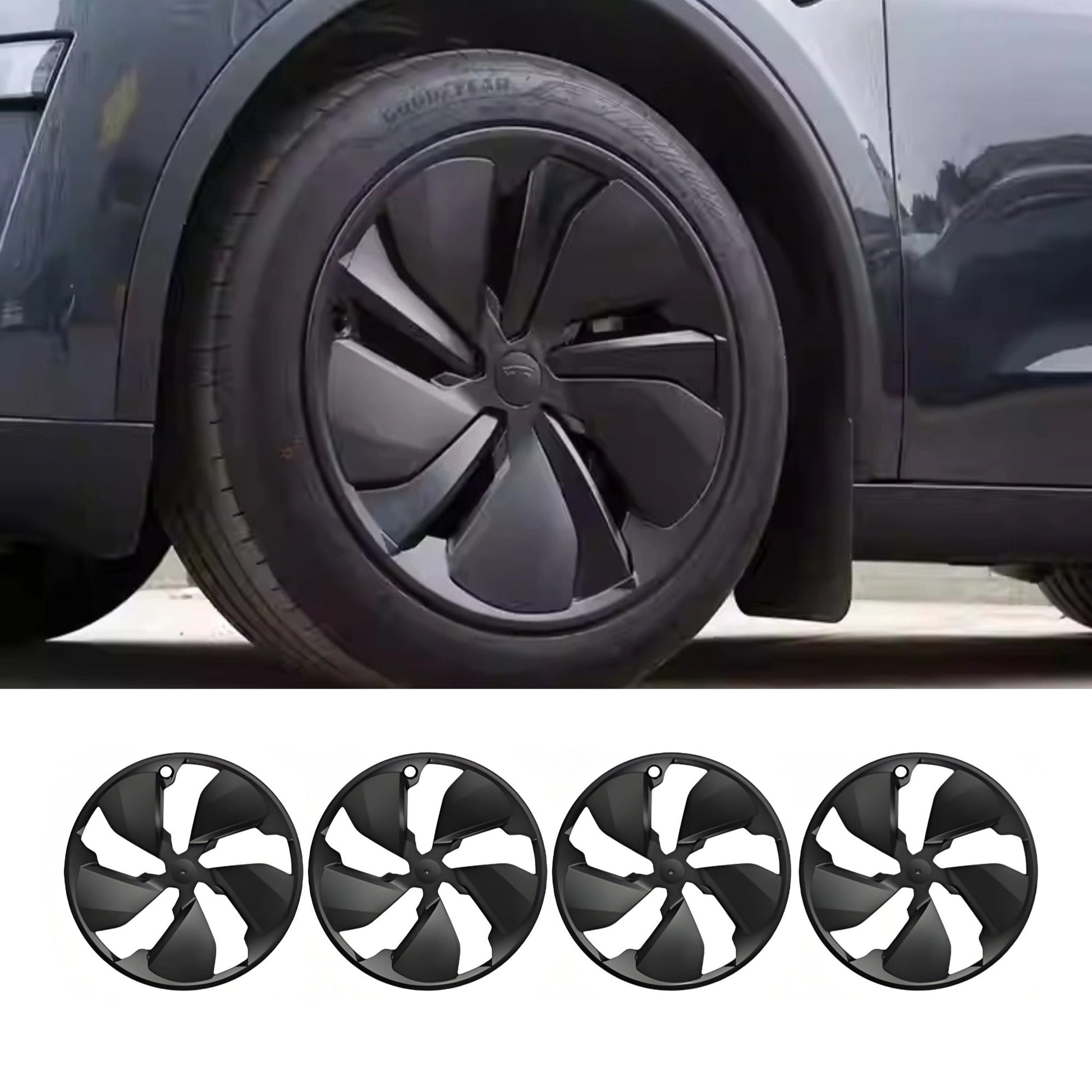 TESERY 19″ Full Wheel Covers for Model Y Juniper (4PCS) Tesery Official Store