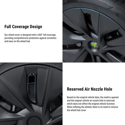 TESERY 19″ Gemini Dark Wheels Cover for Model Y (4PCS) Tesery Official Store