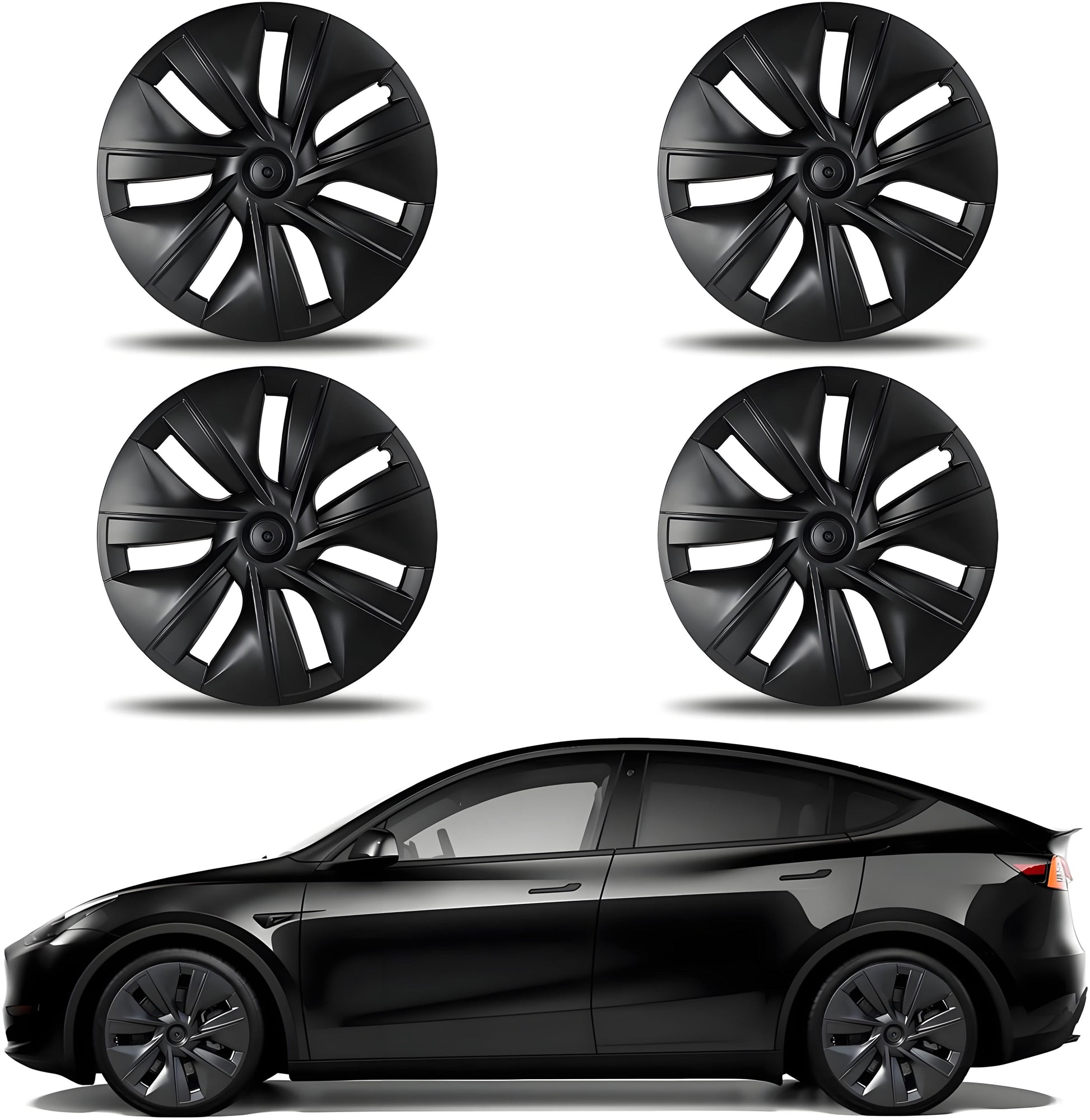 TESERY 19″ Gemini Dark Wheels Cover for Model Y (4PCS) Tesery Official Store