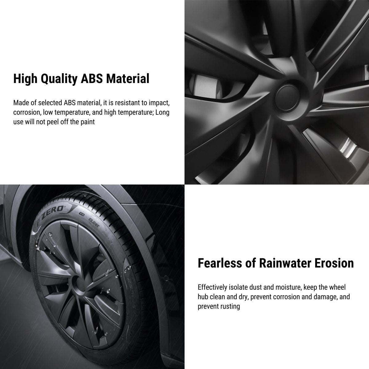 TESERY 19″ Gemini Dark Wheels Cover for Model Y (4PCS) Tesery Official Store