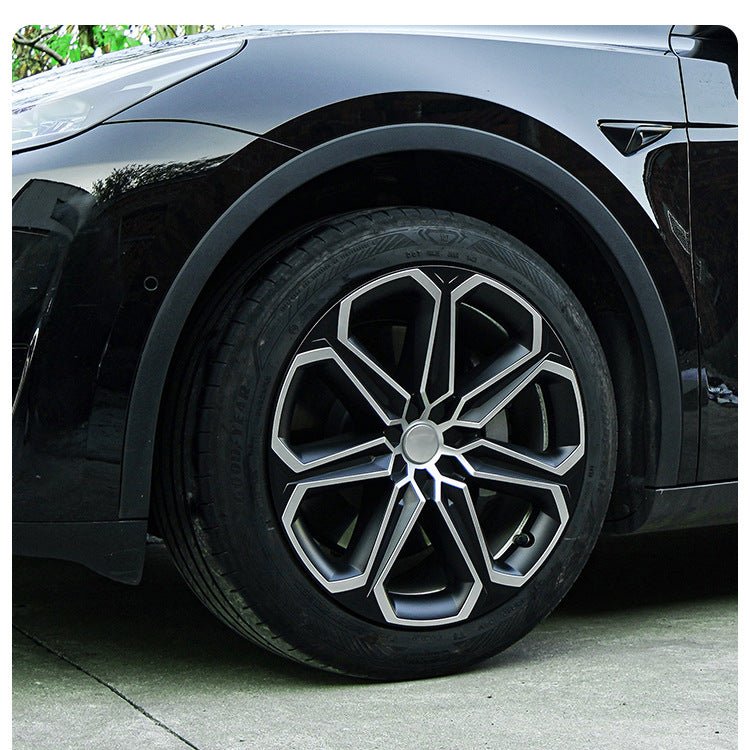 19" Mister ABS Wheel Covers for Model Y Gemini | 4-Piece Set | 2 Colors | Aerodynamic | Exquisite Craftsmanship Tesery Official Store