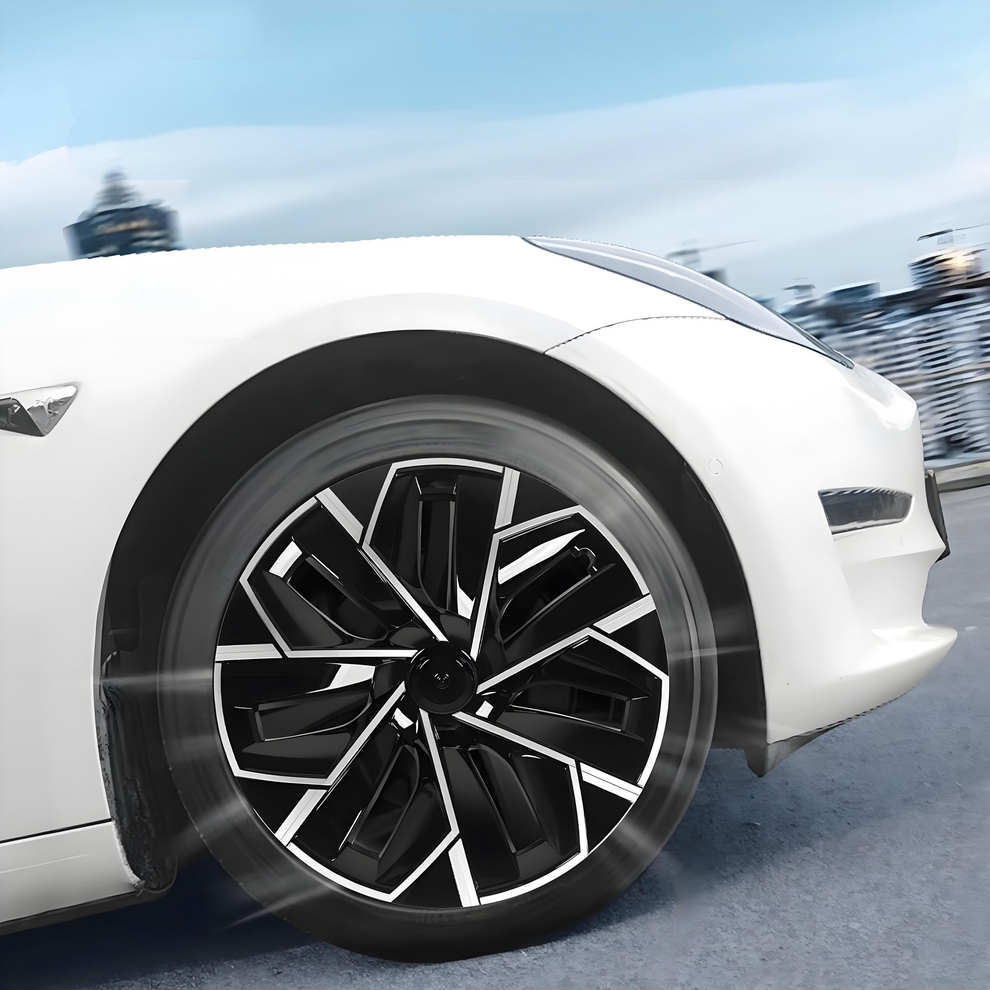 TESERY 19″ Trinan Wheel Covers for Model Y (4PCS) Tesery Official Store