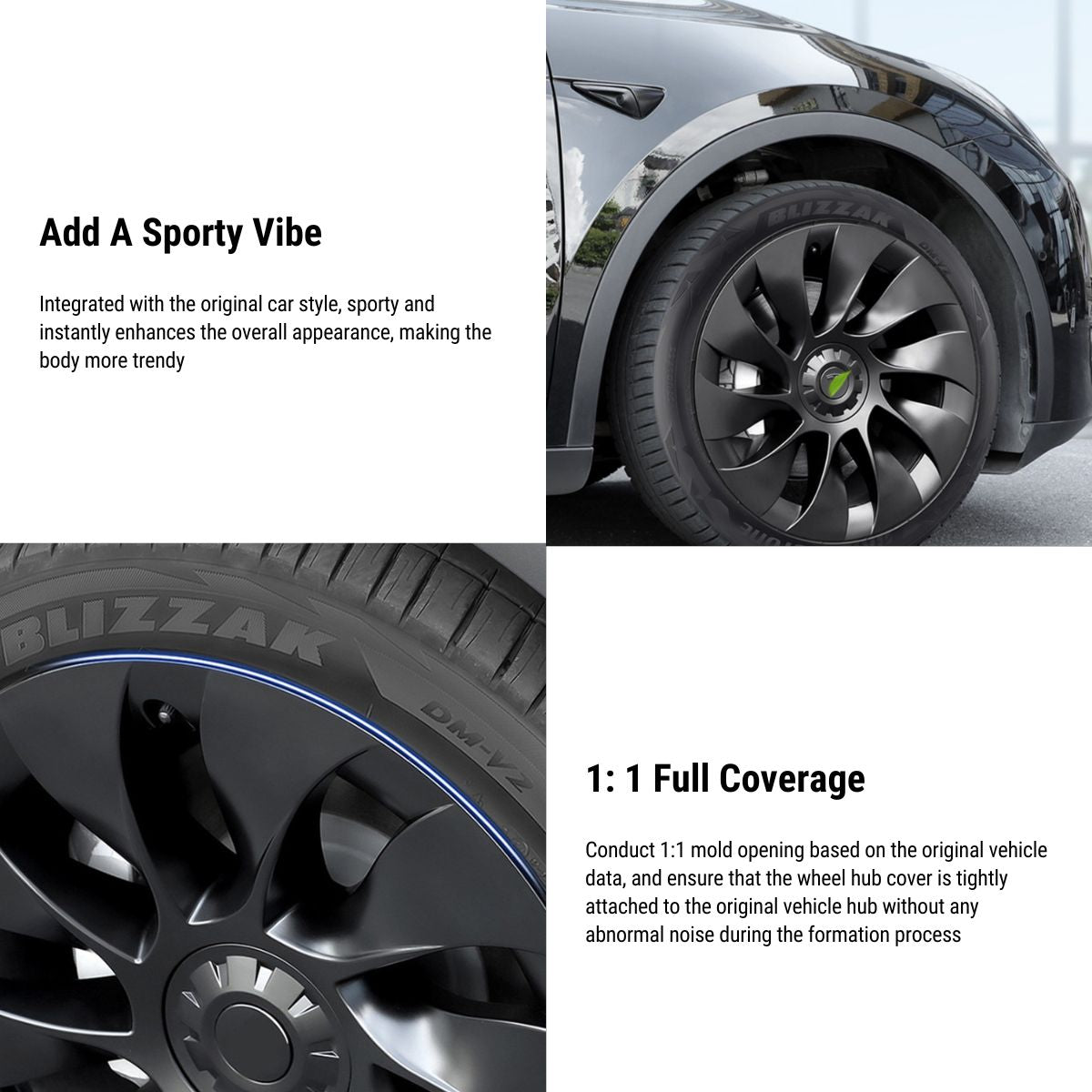 TESERY 20″ Wheel Cover For Tesla Model Y (4PCS) Tesery Official Store