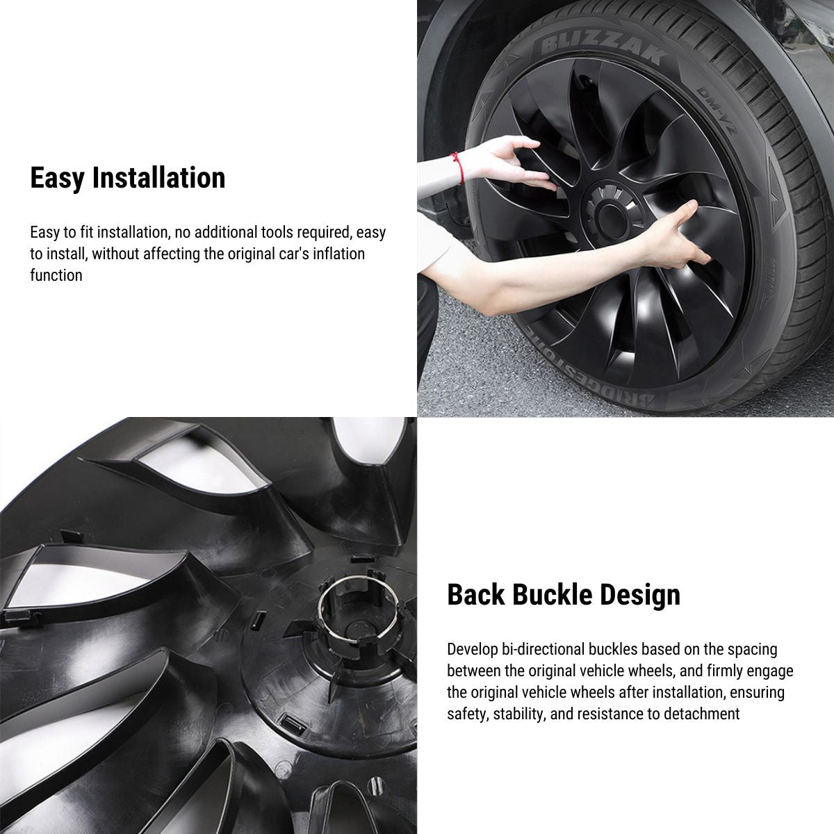 TESERY 20″ Wheel Cover For Tesla Model Y (4PCS) Tesery Official Store