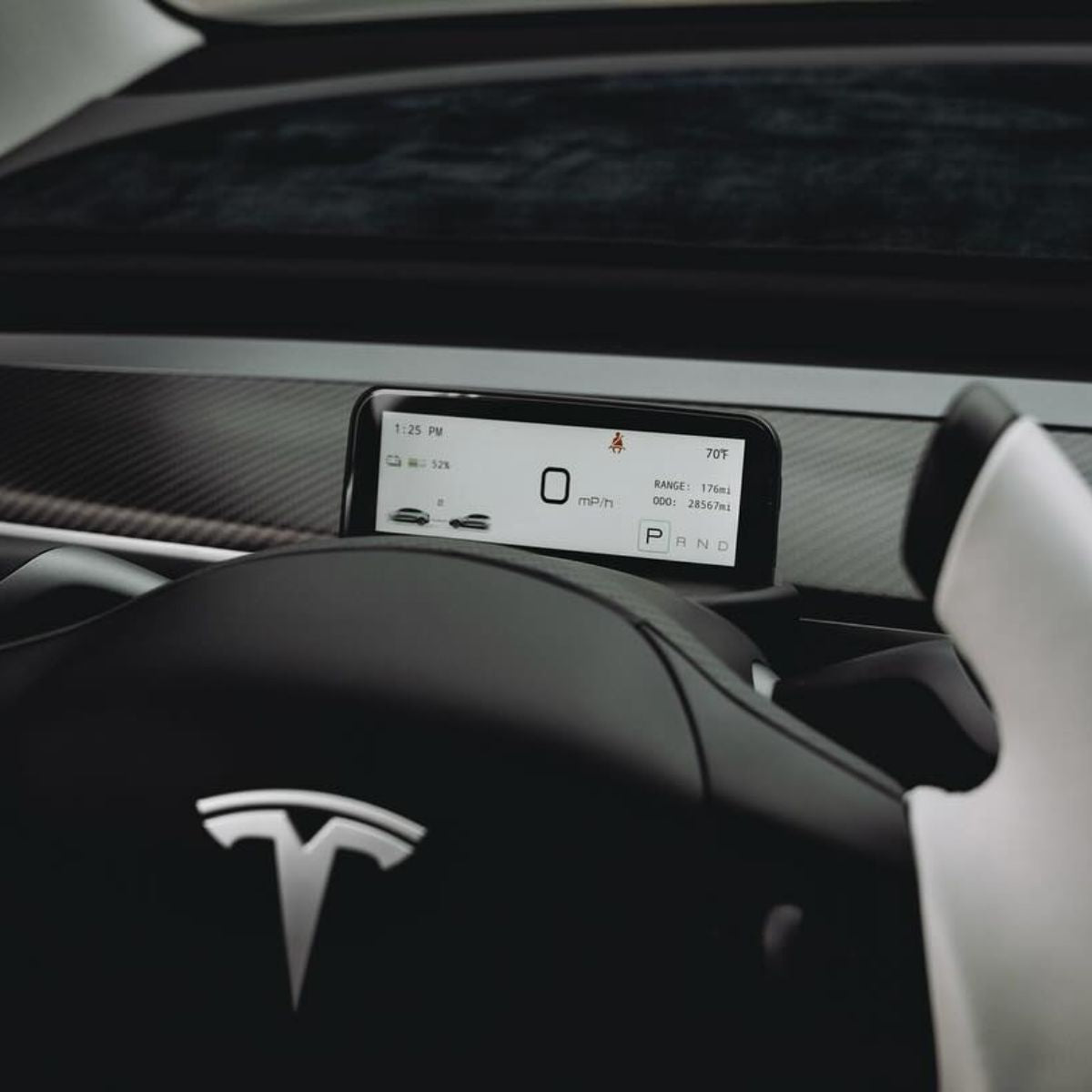 TESERY 4.6'' Mini Display Screen for Tesla Model 3 / Y Tesery Official Store