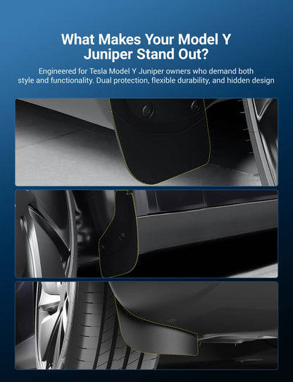 TESERY Hidden Mud Flaps for Model Y Juniper/ Model YL | Invisible Protection Tesery Official Store