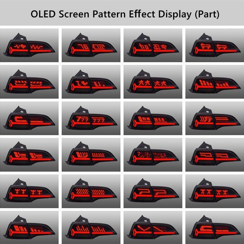 TESERY OLED APP-Controlled Tail Light for Model 3/Y Tesery Official Store