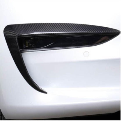 TESERY Tesla Model 3 Fog Light Trim - Carbon Fiber Exterior Mods Tesery Official Store