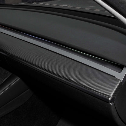 TESERY Tesla Model 3 / Y Dashboard Cover - Dry Carbon Fiber Interior Mods Tesery Official Store
