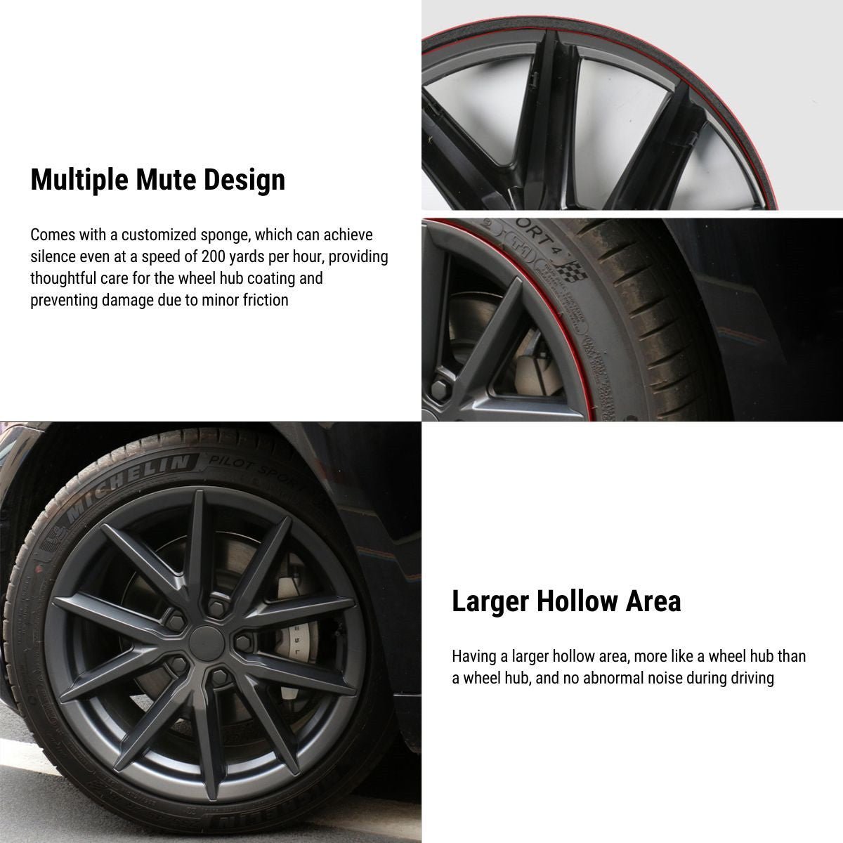 TESERY Thunder 18″ 19″ Wheel Covers For Tesla Model 3/Y (4PCS) Tesery Official Store