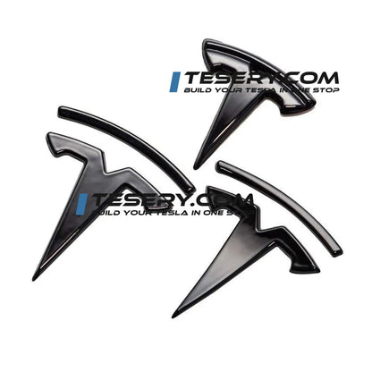 Tesla Logo "T" Emblem for Model 3 / Y (Set of 3) Tesery Official Store