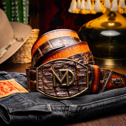 Texas Belt Aged Brown Marco Di Milano