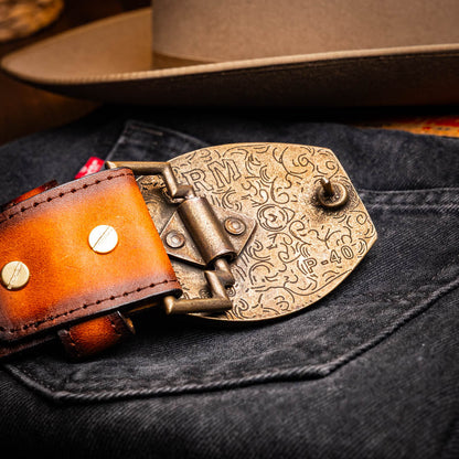 Texas Belt Aged Brown Marco Di Milano