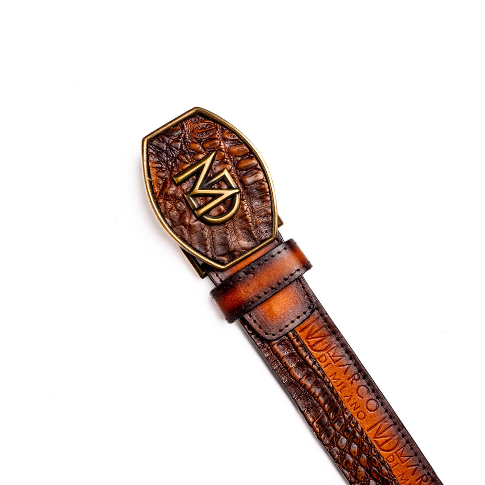 Texas Belt Aged Brown Marco Di Milano