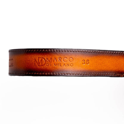 Texas Belt Aged Brown Marco Di Milano
