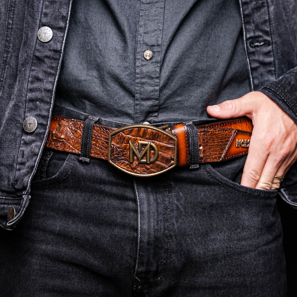 Texas Belt Aged Maple Marco Di Milano