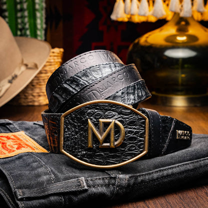 Texas Belt Black Marco Di Milano