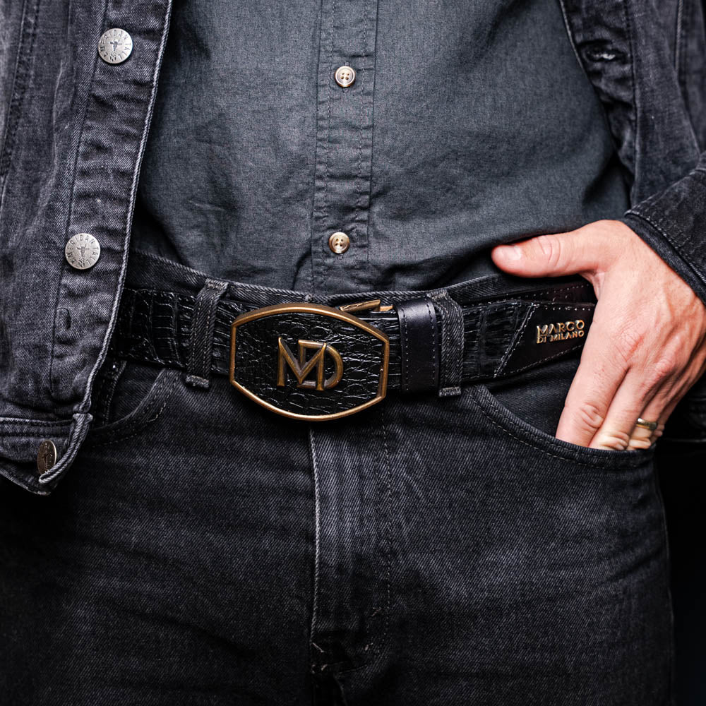 Texas Belt Black Marco Di Milano
