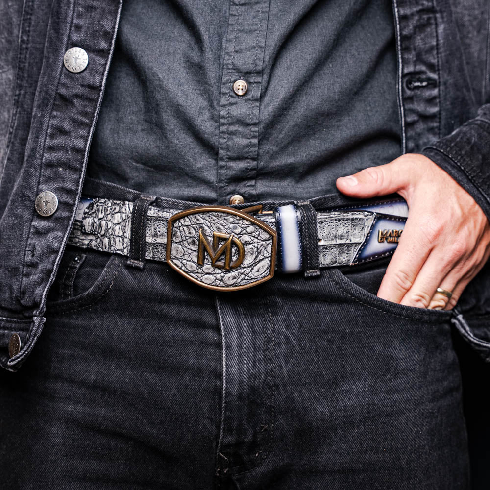 Texas Belt Stone Gray Marco Di Milano