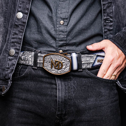 Texas Belt Stone Gray Marco Di Milano