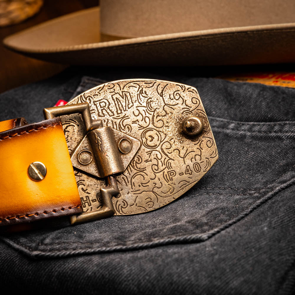 Texas Belt Mustard Brown Marco Di Milano