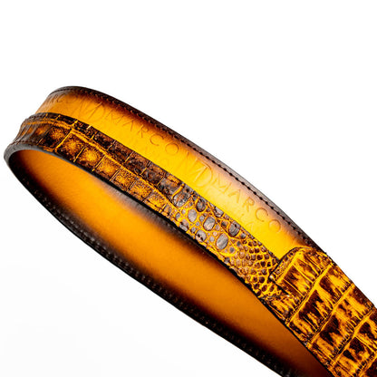 Texas Belt Mustard Brown Marco Di Milano