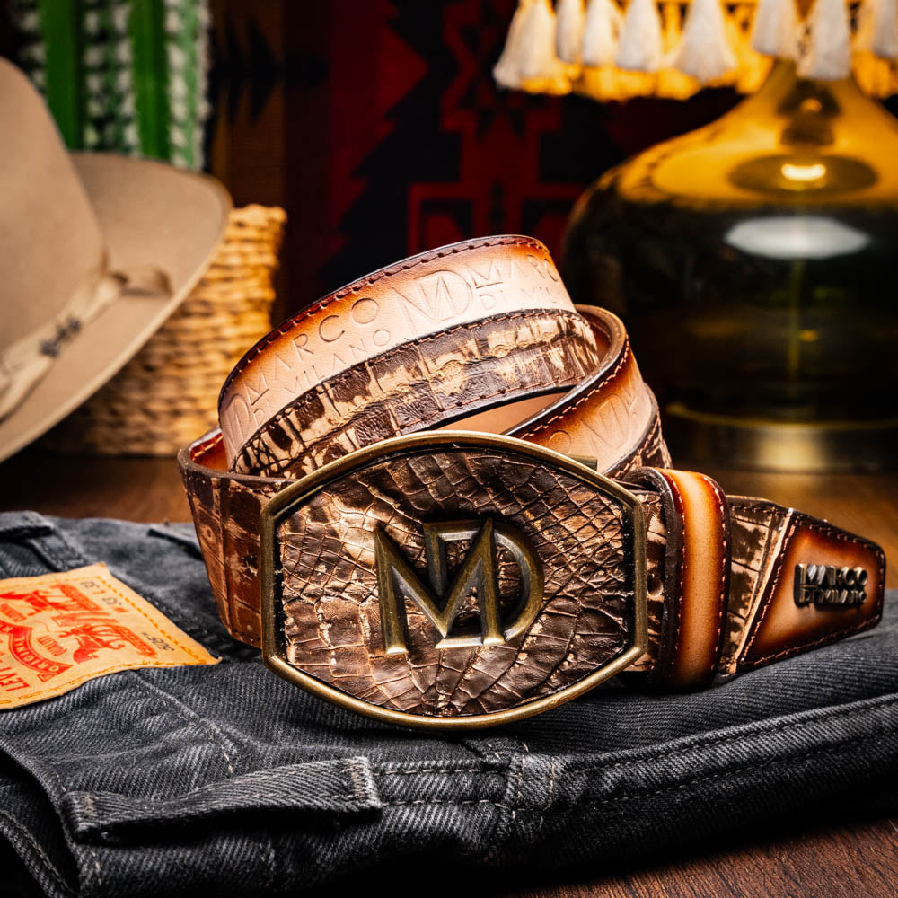 Texas Belt Stone Brown Marco Di Milano