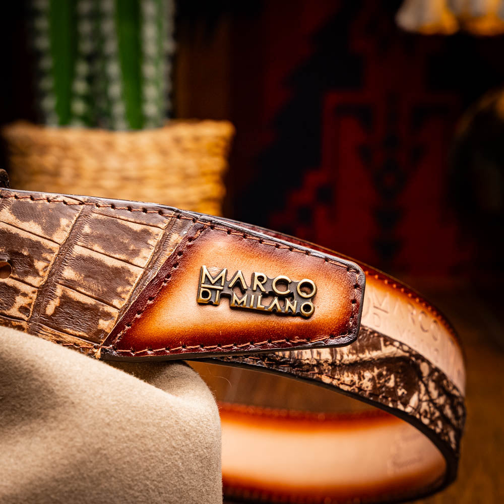 Texas Belt Stone Brown Marco Di Milano