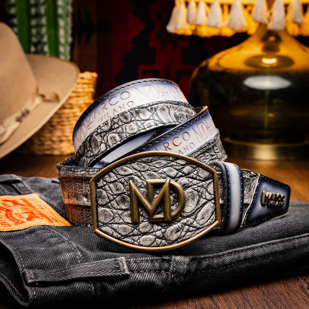 Texas Belt Stone Gray Marco Di Milano