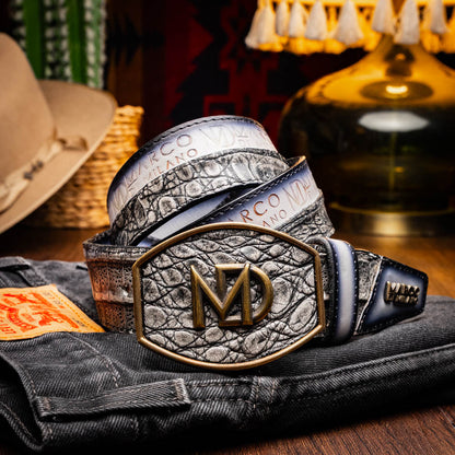 Texas Belt Stone Gray Marco Di Milano