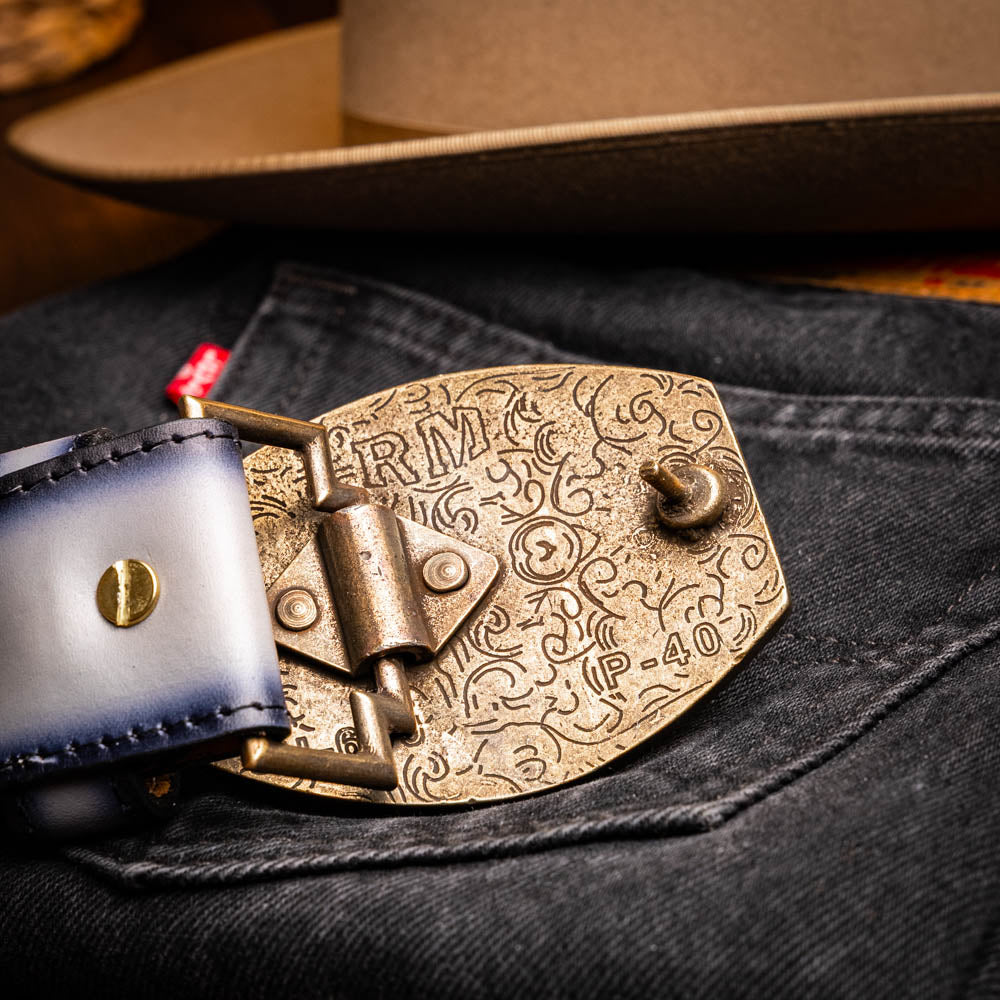 Texas Belt Stone Gray Marco Di Milano