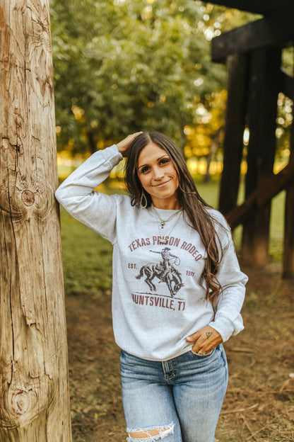 Texas Prison Rodeo Graphic Sweatshirt Wild Junkie