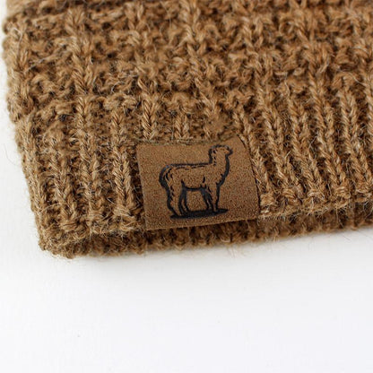 Textured Alpaca Slouch Beanie Purely Alpaca
