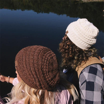 Textured Alpaca Slouch Beanie Purely Alpaca