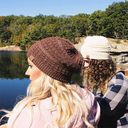 Textured Alpaca Slouch Beanie Purely Alpaca
