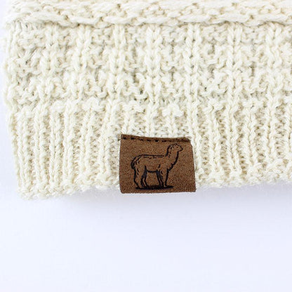 Textured Alpaca Slouch Beanie Purely Alpaca