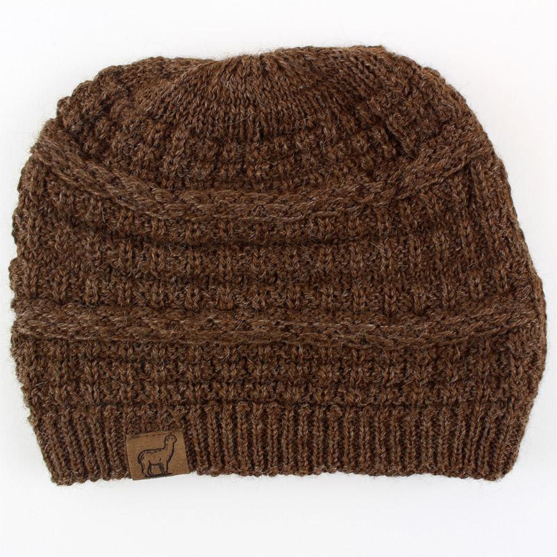 Textured Alpaca Slouch Beanie Purely Alpaca