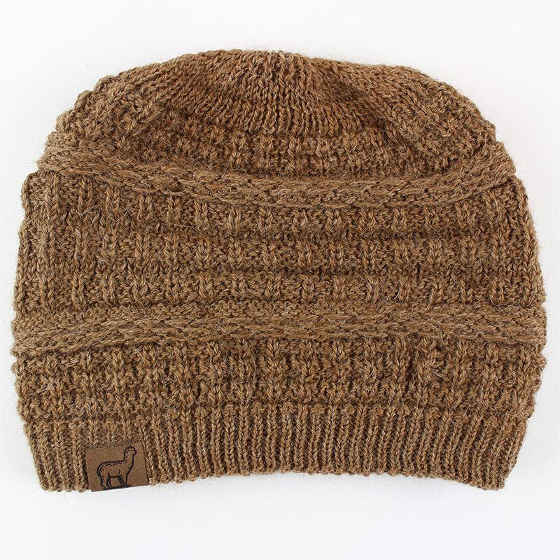 Textured Alpaca Slouch Beanie Purely Alpaca