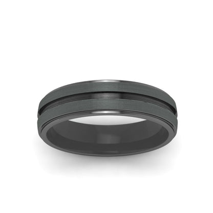 Textured Inlay Wedding Band Fascinating Diamonds