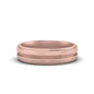 Textured Inlay Wedding Band Fascinating Diamonds