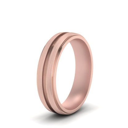 Textured Inlay Wedding Band Fascinating Diamonds