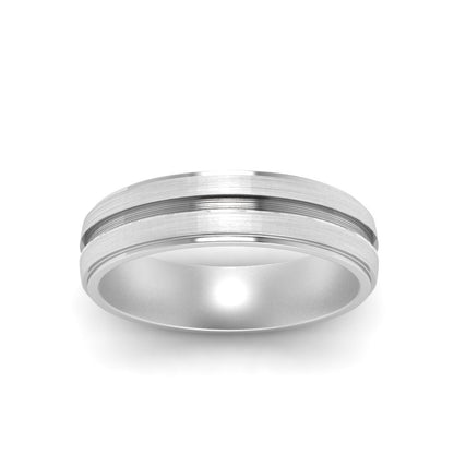 Textured Inlay Wedding Band Fascinating Diamonds