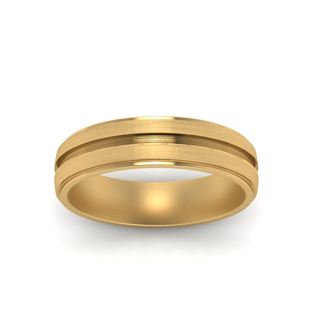 Textured Inlay Wedding Band Fascinating Diamonds