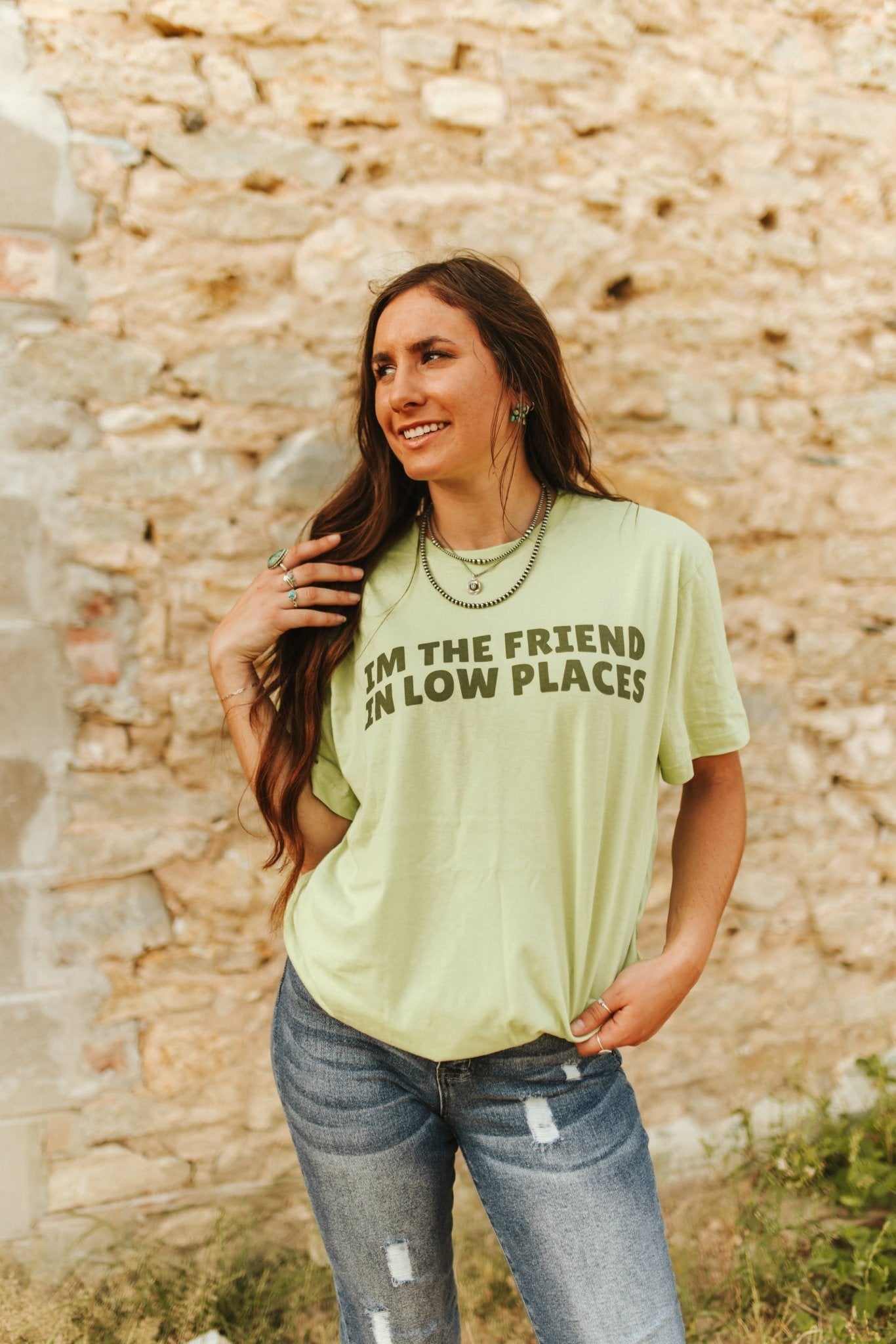 The Friend In Low Places Graphic Tee Wild Junkie