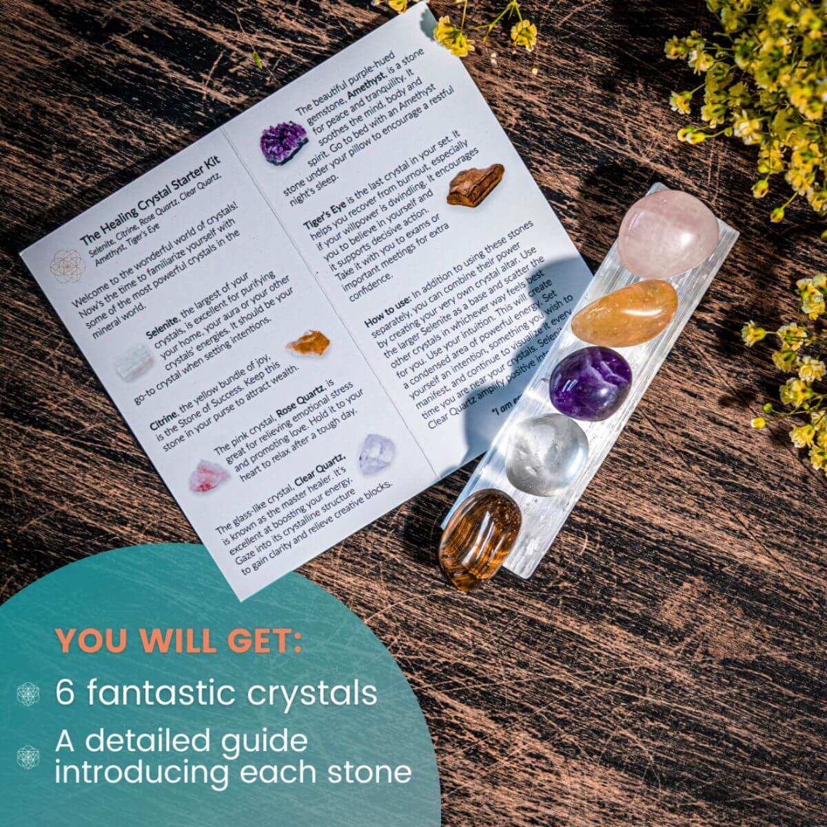 The Healing Crystal Starter Kit Conscious Items
